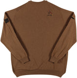 John Daly Signed Match Worn Brown Johnstons of Elgin Cashmere Sweater BAS