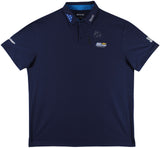 John Daly Authentic Signed Match Worn Blue FOH Polo Shirt BAS #BH00363