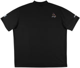 John Daly Signed Match Worn Black Folds Of Honor Loudmouth Polo Shirt BAS