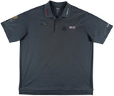 John Daly Authentic Signed Match Worn Gray Adidas Polo Shirt BAS #BH00372