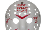 Ari Lehman Autographed/Signed Friday The 13th White Mask Jason Beckett 36375