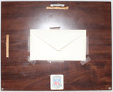 Johnny Unitas & Joe Namath Autographed Legends Wood Plaque BAS 32230