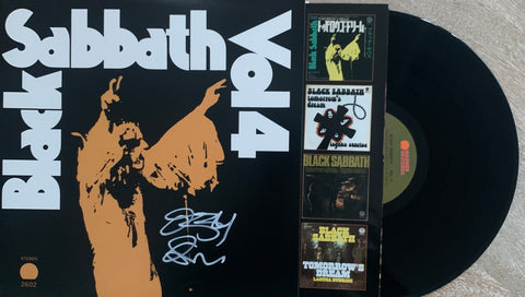Ozzy Osbourne Autographed Black Sabbath Vinyl Volume 4 Album James Spence 49023