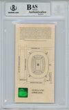 Emmitt Smith Autographed Super Bowl XXVIII Ticket Stub MVP Beckett Slab 38693