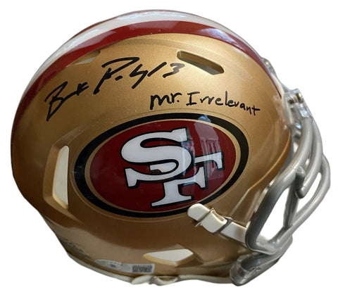 Brock Purdy San Francisco 49ers Autographed Riddell Speed Mini Helmet Mr. Irrelevant