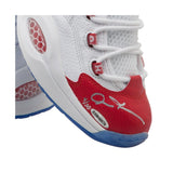 Allen Iverson Autographed Reebok Question Mid Shoes With Red Toe