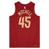 Donovan Mitchell Cleveland Cavaliers Autographed Maroon Nike 2022-23 Icon Swingman Jersey with "Spida" Inscription