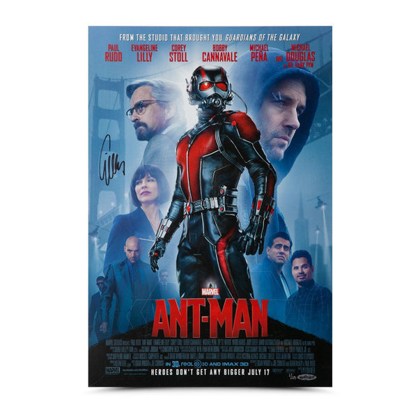 Evangeline Lilly Autographed Ant-Man Poster 13 x 19