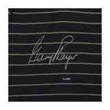 Gary Player Autographed Black Polo With Green Pinstripes