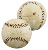 Yankees Babe Ruth & Lou Gehrig Authentic Signed OAL Baseball PSA/DNA #Y03402