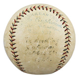 Yankees Babe Ruth & Lou Gehrig Authentic Signed OAL Baseball PSA/DNA #Y03402