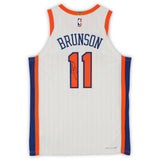 Jalen Brunson New York Knicks Autographed White Nike 2024-25 City Edition Authentic Jersey