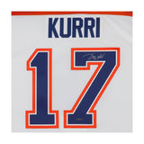 Jari Kurri Autographed Edmonton Oilers Authentic White Jersey