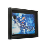 Joe Sakic Autographed Acrylic Stick Blade with Iceberg Picture Framed