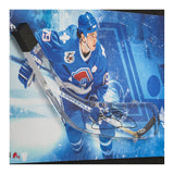 Joe Sakic Autographed Acrylic Stick Blade with Iceberg Picture Framed
