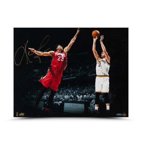 Kevin Love Autographed Corner Jumper Photo