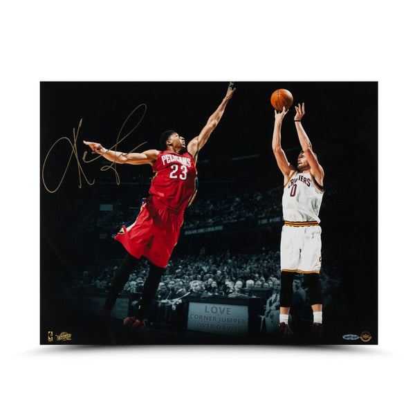 Kevin Love Autographed Corner Jumper Photo