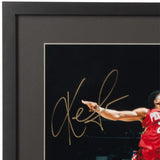 Kevin Love Autographed "Corner Jumper" 16 x 20 Photo Framed
