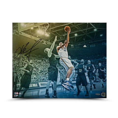 Kevin Love Autographed "Westwood Colors" 20 x 16