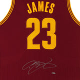 LeBron James Signed Cleveland Cavaliers Authentic Adidas Road Jersey