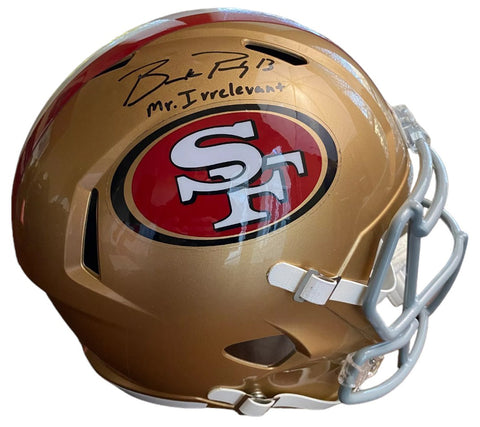 Brock Purdy San Francisco 49ers Autographed Riddell Speed Authentic Helmet Mr. Irrelevant