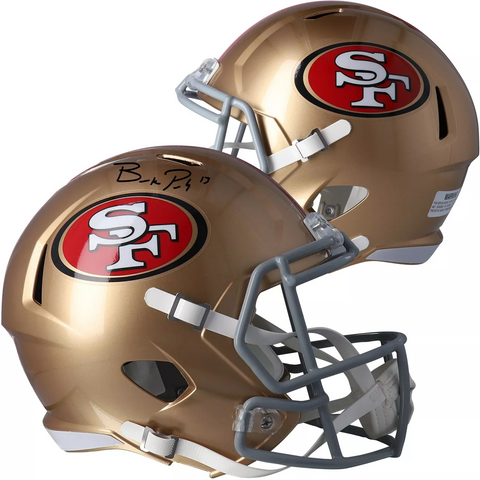 Brock Purdy San Francisco 49ers Autographed Riddell Speed Replica Helmet
