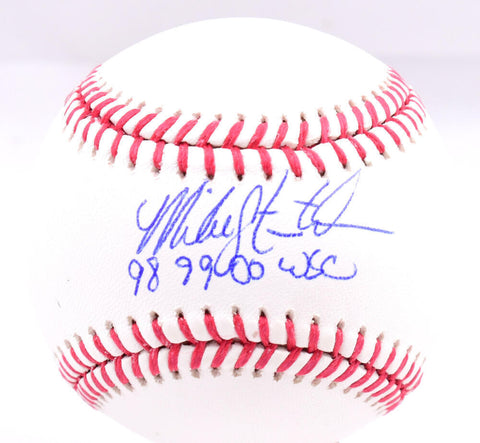 Mike Stanton Autographed Rawlings OML Baseball w/3x WSC - Beckett W Hologram