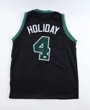 Jrue Holiday Boston Celtics Signed Black Jersey / 2021 NBA Champion/ Guard (JSA)