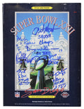(7) Williams, Monk, Clark, Green +3 Signed Official SB XXII Program BAS Witness