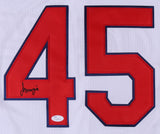 Francisco Mejia Signed Indians Jersey (JSA) Cleveland's #1 Rookie Prospect 2018