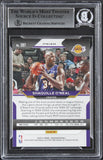 Lakers Shaquille O'Neal Signed 2020 Panini Prizm Silver #207 Card BAS Slabbed