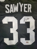 JACK SAWYER AUTOGRAPHED PRO STYLE CUSTOM XL JERSEY w/ BECKETT QR