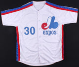 Tim Raines Signed Montreal Expos Jersey (JSA COA) 7xAll-Star (1981-1987) O.F.