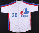 Tim Raines Signed Montreal Expos Jersey (JSA COA) 7xAll-Star (1981-1987) O.F.