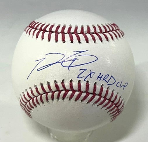 Brewers PRINCE FIELDER Signed Official MLB Baseball w/ "2 x HRD CHP" AUTO JSA