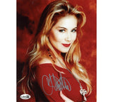 Christina Applegate Signed Married with Children Unframed 8x10 Red Shirt Photo