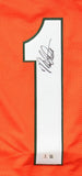 Mario Cristobal Signed Miami Hurricanes Jersey (Beckett) Current Head Coach