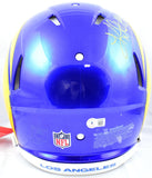 Kurt Warner Autographed Rams F/S 2020 Speed Authentic Helmet- Beckett W Hologram