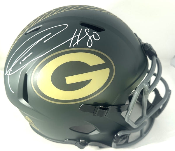 Packers DONALD DRIVER Signed Full Size 25 SALUTE Authentic Speed Helmet AUTO JSA