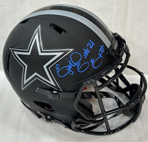 Ezekiel Elliott Signed Cowboys Eclipse Authentic Proline FS Helmet Auto Fanatics