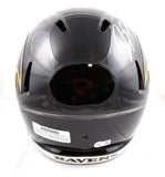 Ray Lewis Joe Flacco Autographed Baltimore Ravens F/S Speed Helmet-BeckettW Holo