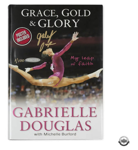 Gabby Douglas Autographed "Grace, Gold, & Glory" Book UDA LE 100