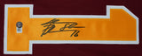 ASU Jake Plummer Signed Maroon Pro Style Framed Jersey Signed on #1 BAS