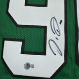 Framed Autographed/Signed Jordan Davis 35x39 Kelly Green Jersey Beckett BAS COA