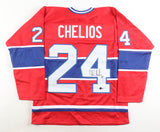 Chris Chelios Signed Montreal Canadiens Jersey (Beckett) 3xStanley Cup Champion