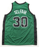 Sebastian Telfair Signed Boston Celtics Green Jersey (JSA) 2014 1st Round Pick
