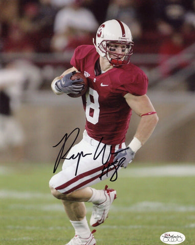 RYAN WHALEN AUTOGRAPHED SIGNED STANFORD CARDINAL 8x10 PHOTO JSA