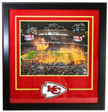 LIMITED EDITION (2/5) 5X Autograph 5X Inscribed KC Chiefs Super Bowl LIV 16x20