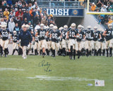 Charlie Weis Signed/Autographed 16x20 Photo Notre Dame Steiner 201046