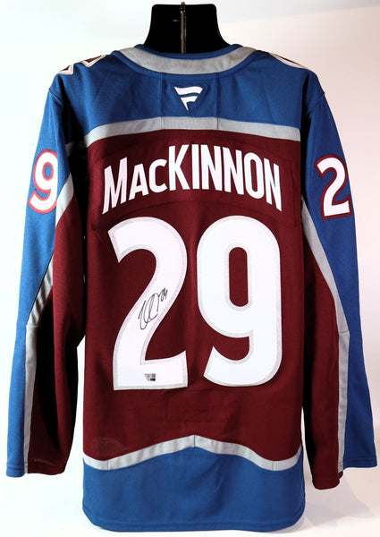 Nathan MacKinnon Autographed Colorado Avalanche Jersey Fanatics COA